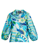 MAREN blouse Shakalaka Blue - Lesley Evers - Best Seller - Bottoms - erika