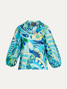 MAREN blouse Shakalaka Blue - Lesley Evers-Best Seller-Bottoms-erika