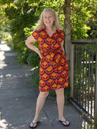 MELINDA dress Geo Tulips - Lesley Evers - Best Seller - Shop - Shop/All Products