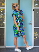 MELINDA dress Jubilee Blue - Lesley Evers - Best Seller - jubilee - Shop