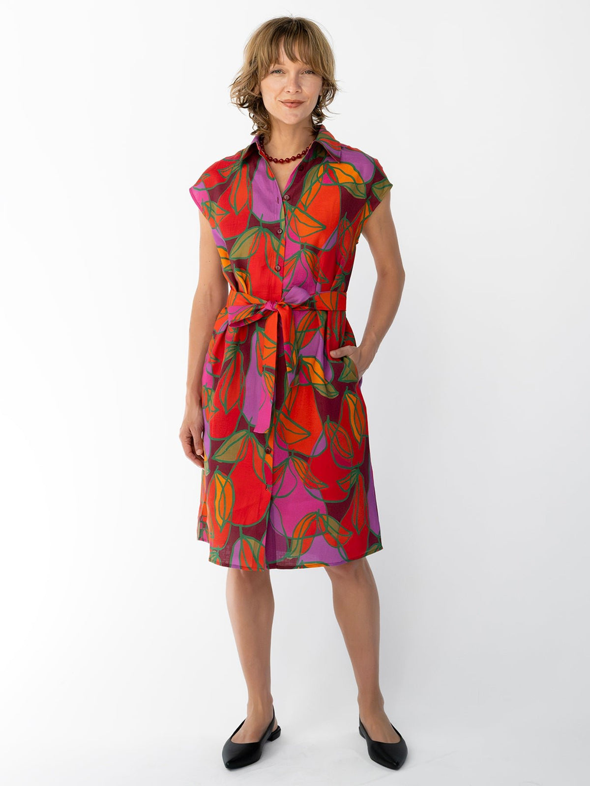 MELINDA dress Pears - Lesley Evers-Best Seller-melinda-Shop