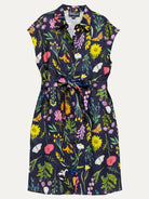 MELINDA dress Prairie Posy Navy - Lesley Evers-Best Seller-melinda-prairie posy