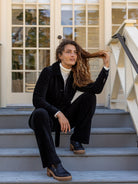 MICHELLE pant Black Corduroy - Lesley Evers - corduroy - pant - Pants