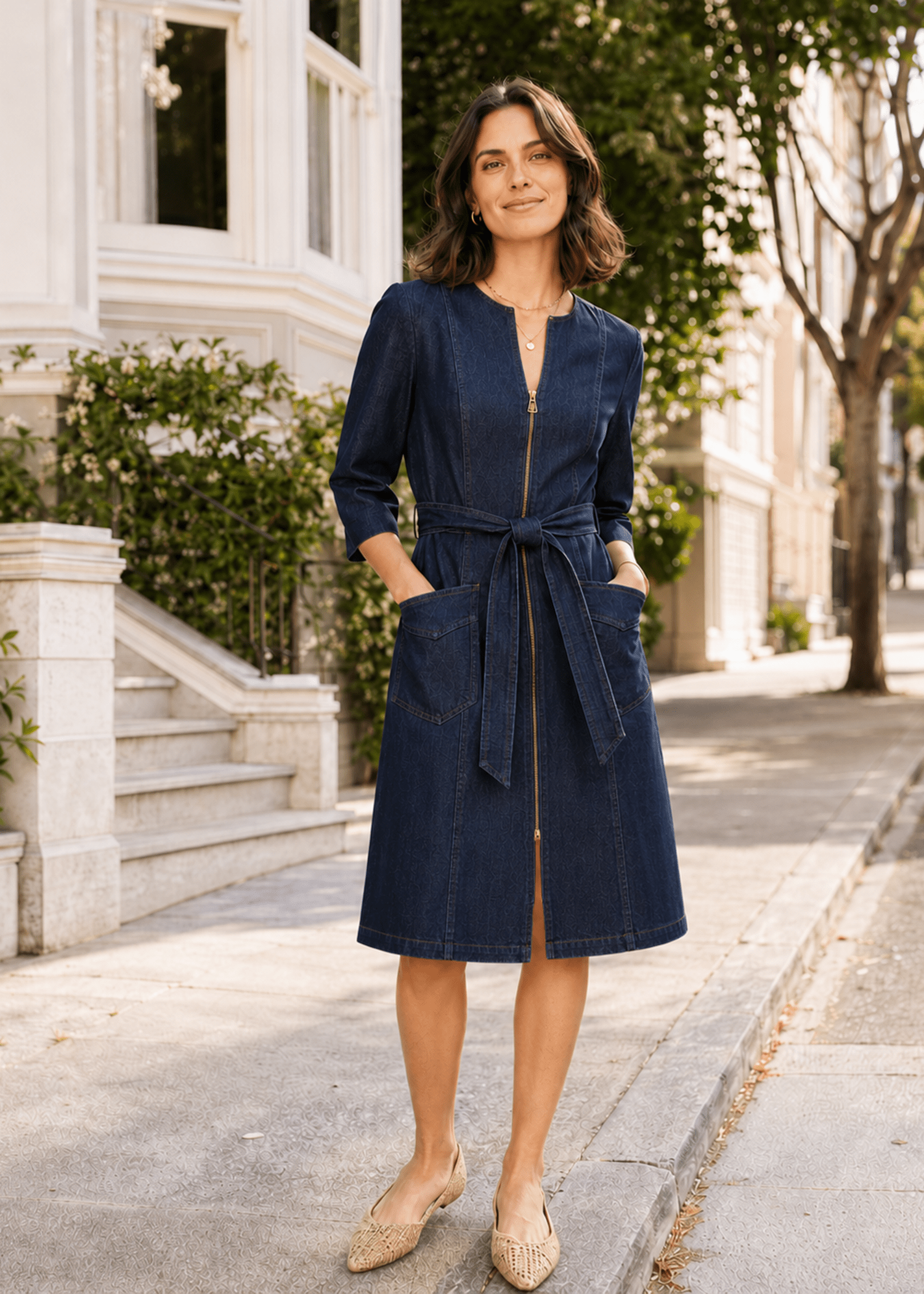 MILLICENT Denim - Lesley Evers-Best Seller-denim-Dress