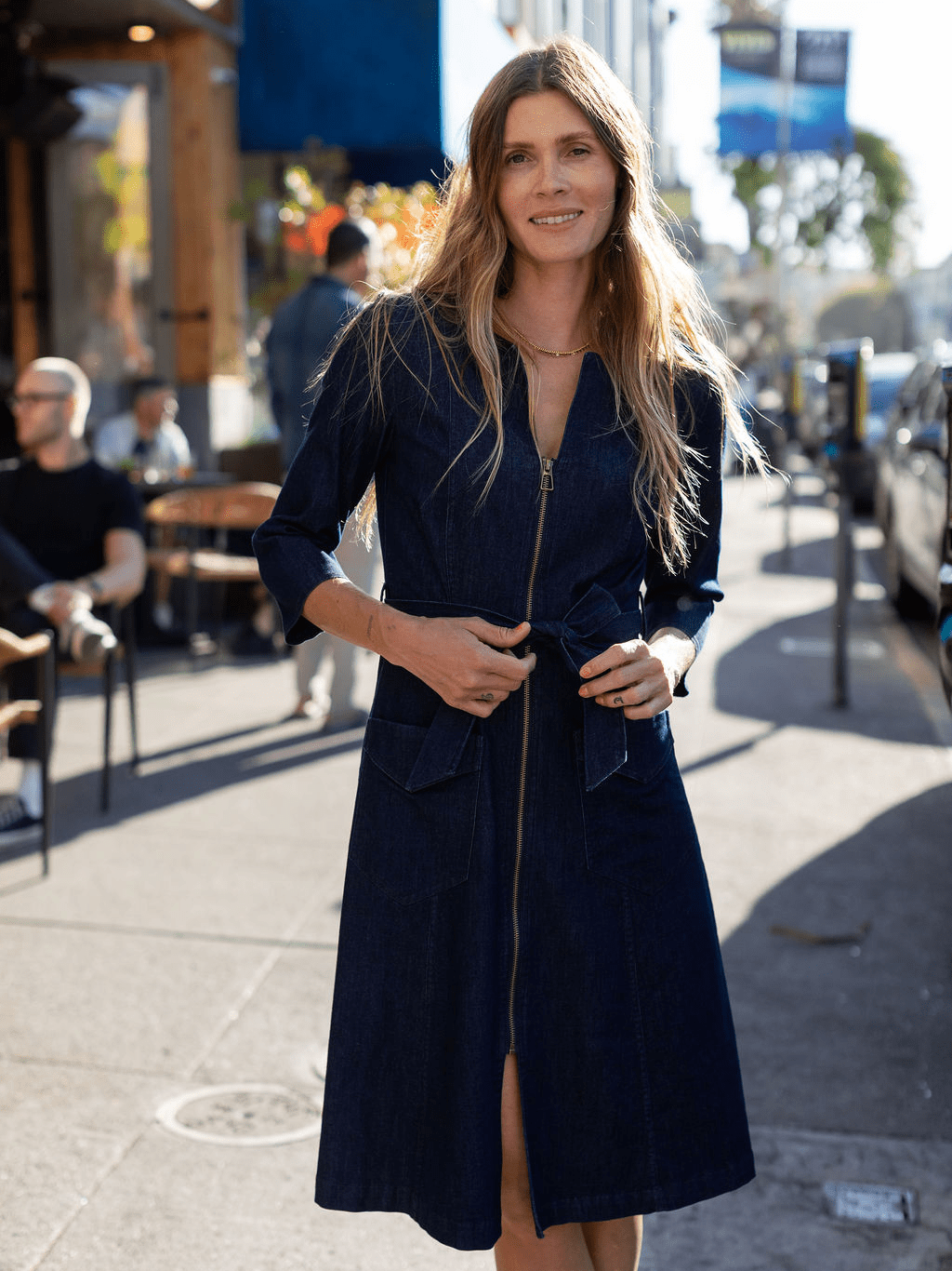 MILLICENT Denim - Lesley Evers-Best Seller-denim-Dress