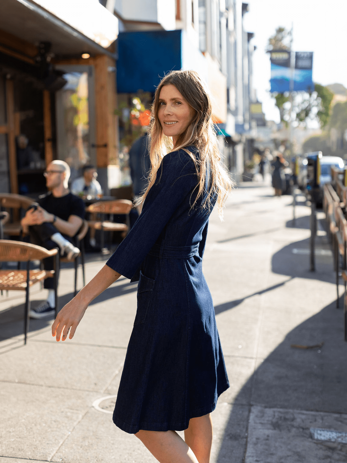 MILLICENT Denim - Lesley Evers-Best Seller-denim-Dress