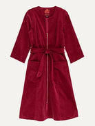 MILLICENT dress Burgundy Corduroy - Lesley Evers-Best Seller-denim-Dress