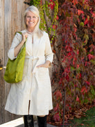 MILLICENT dress Ivory Corduroy - Lesley Evers - Best Seller - denim - Dress