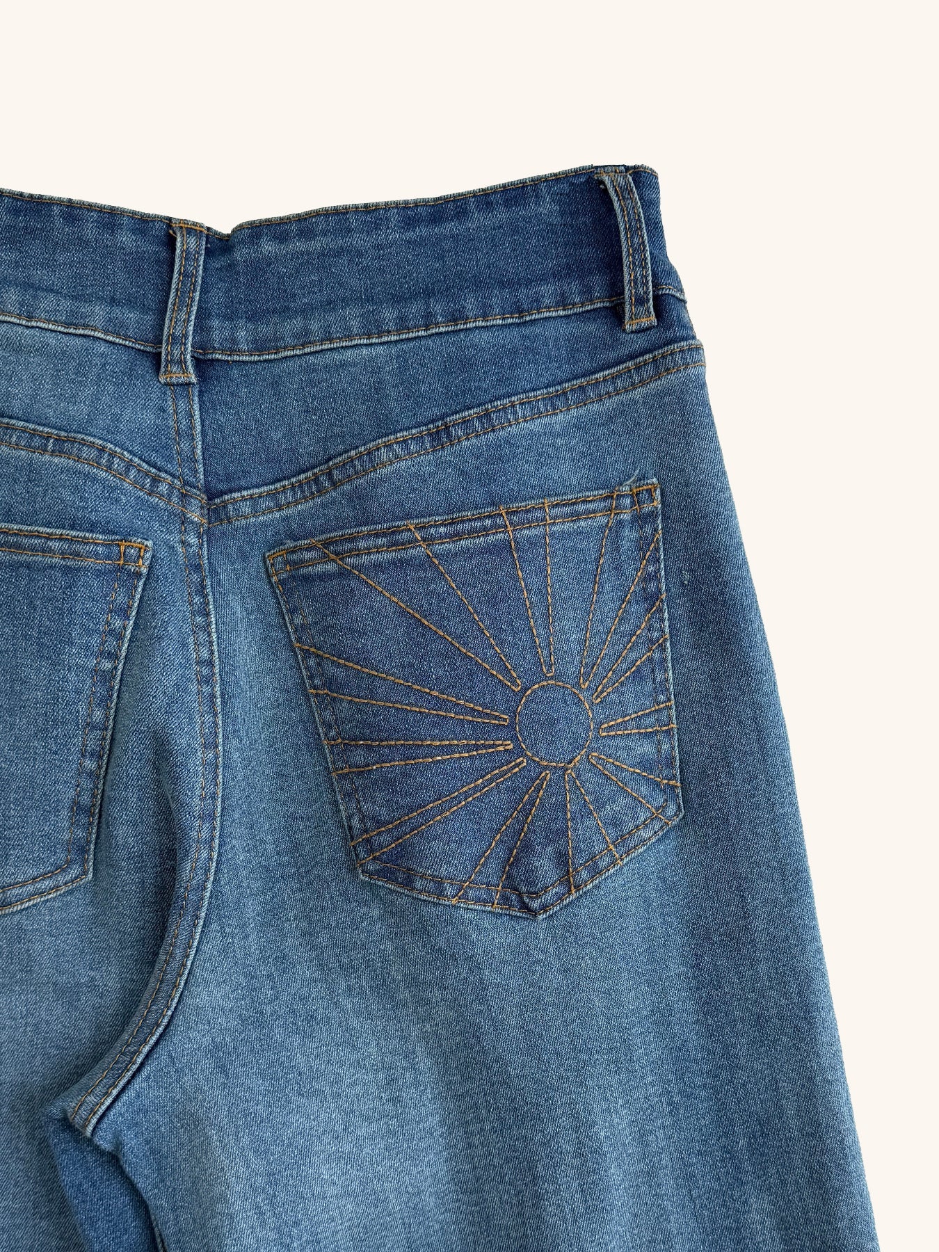 MILLY jeans Denim - Lesley Evers-Bottoms-cotton pants-denim