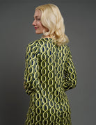 MINDY dress Helix Navy - Lesley Evers-boat neck-boatneck-Pink