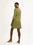MINDY dress Helix Navy - Lesley Evers-boat neck-boatneck-Pink