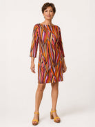 MINDY dress Seagrass Pink - Lesley Evers-boat neck-boatneck-Pink