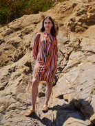 MINDY dress Seagrass Pink - Lesley Evers-boat neck-boatneck-Pink