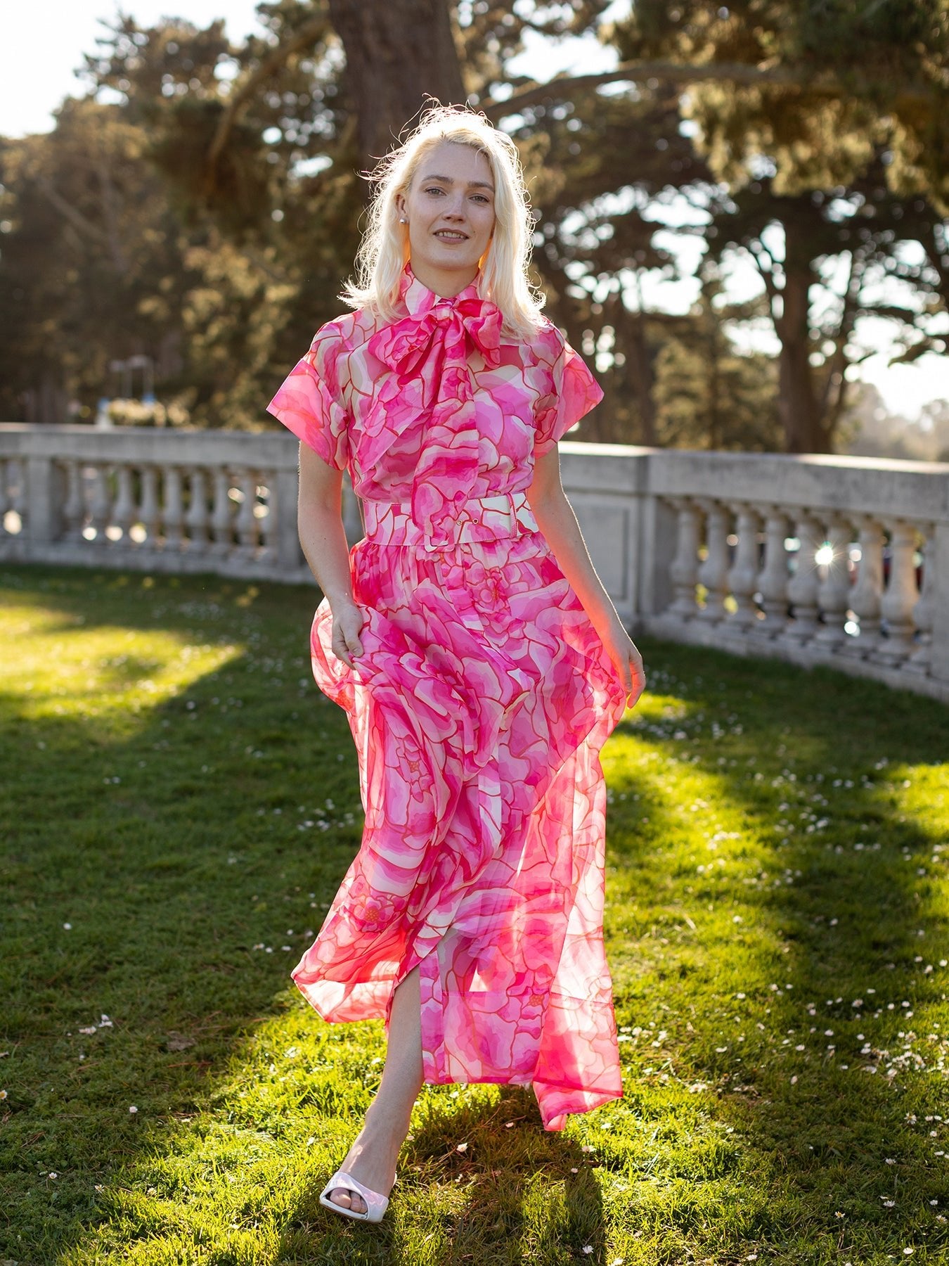 MIRABELLE dress Peonies Pink – Lesley Evers