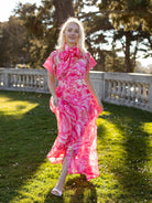 MIRABELLE dress Peonies Pink - Lesley Evers - cotton dress - Dress - Printed Dress