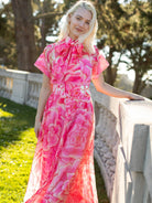 MIRABELLE dress Peonies Pink - Lesley Evers - cotton dress - Dress - Printed Dress