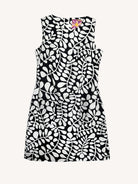 MOLLY dress Fern Black and White - Lesley Evers-black fern-cotton dress-Dress