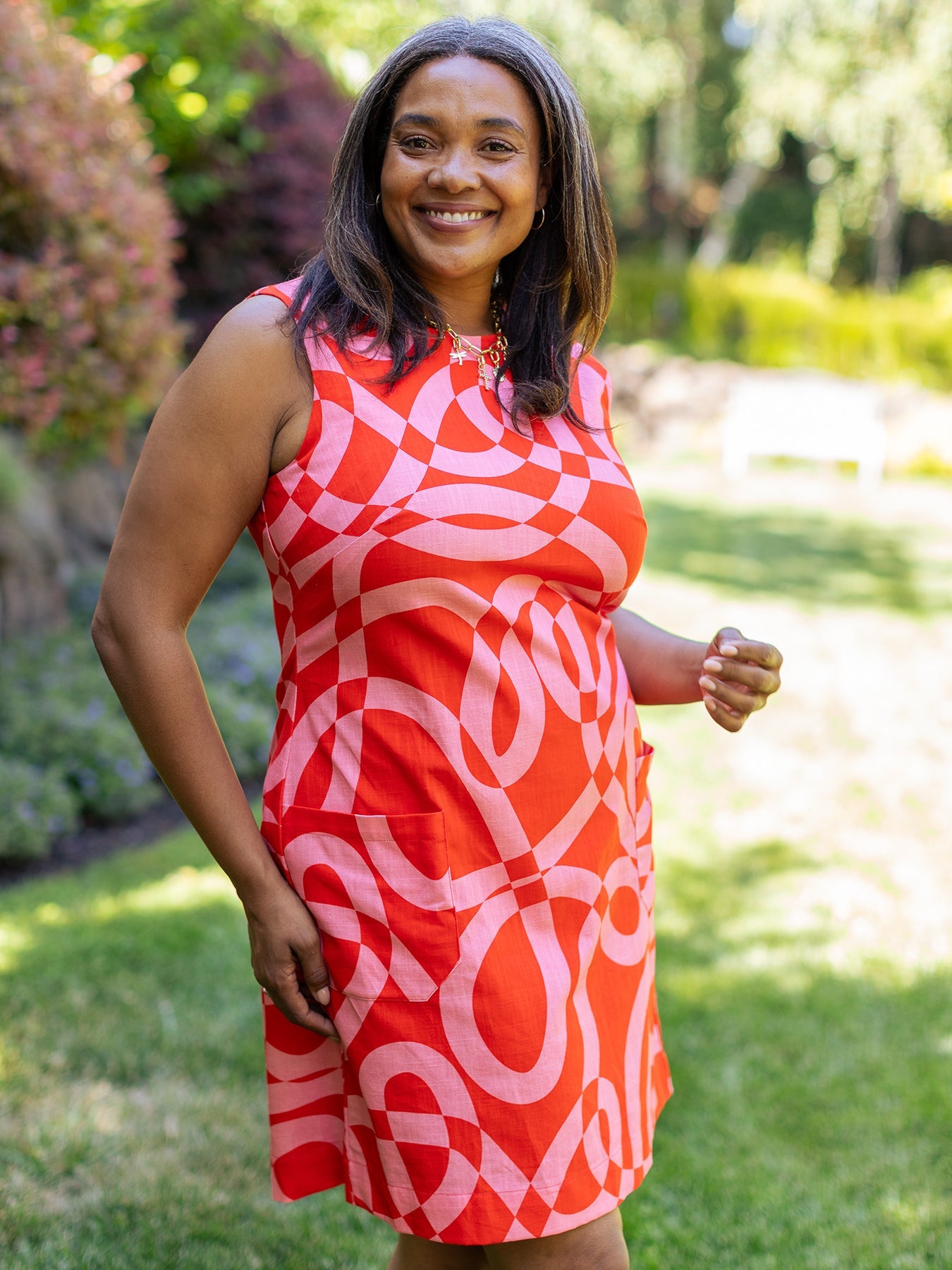 MOLLY dress Ribbon Pink – Lesley Evers