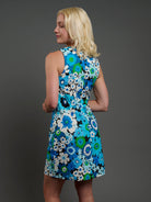 MOLLY Flower Power Blue - Lesley Evers - Best Seller - Blue - Dress