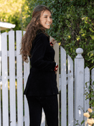 MORGAN coat Black Corduroy - Lesley Evers - blazer - cord suit - Jacket