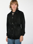 MORGAN coat Black Corduroy - Lesley Evers-blazer-cord suit-Jacket
