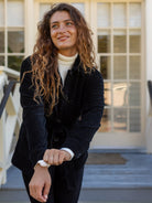 MORGAN coat Black Corduroy - Lesley Evers - blazer - cord suit - Jacket