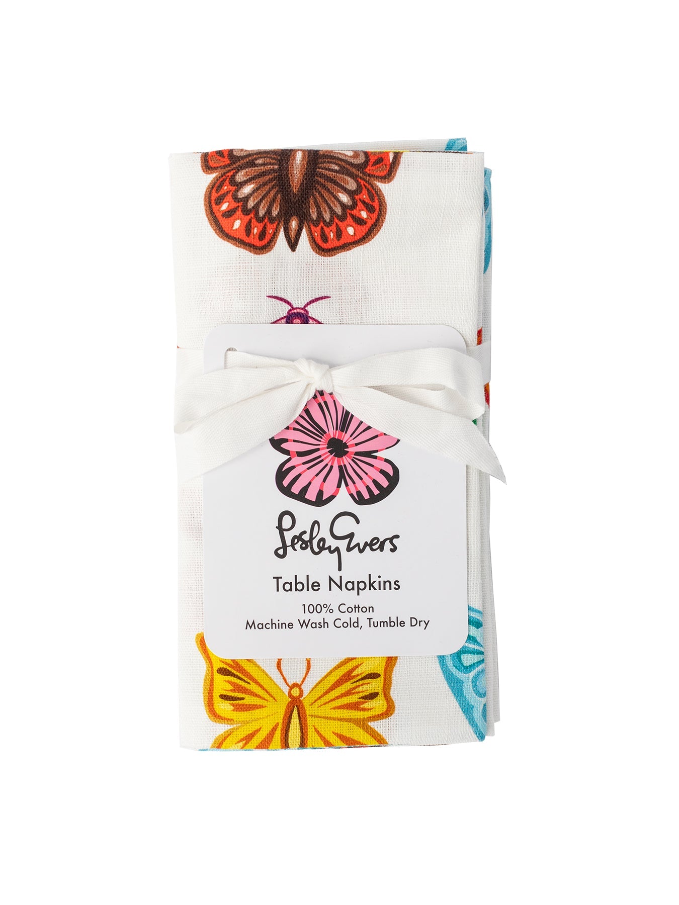 NAPKINS set of 4 Butterflies - Lesley Evers - 23 - HG300 - W1 - Dazzle Flower - Giftable