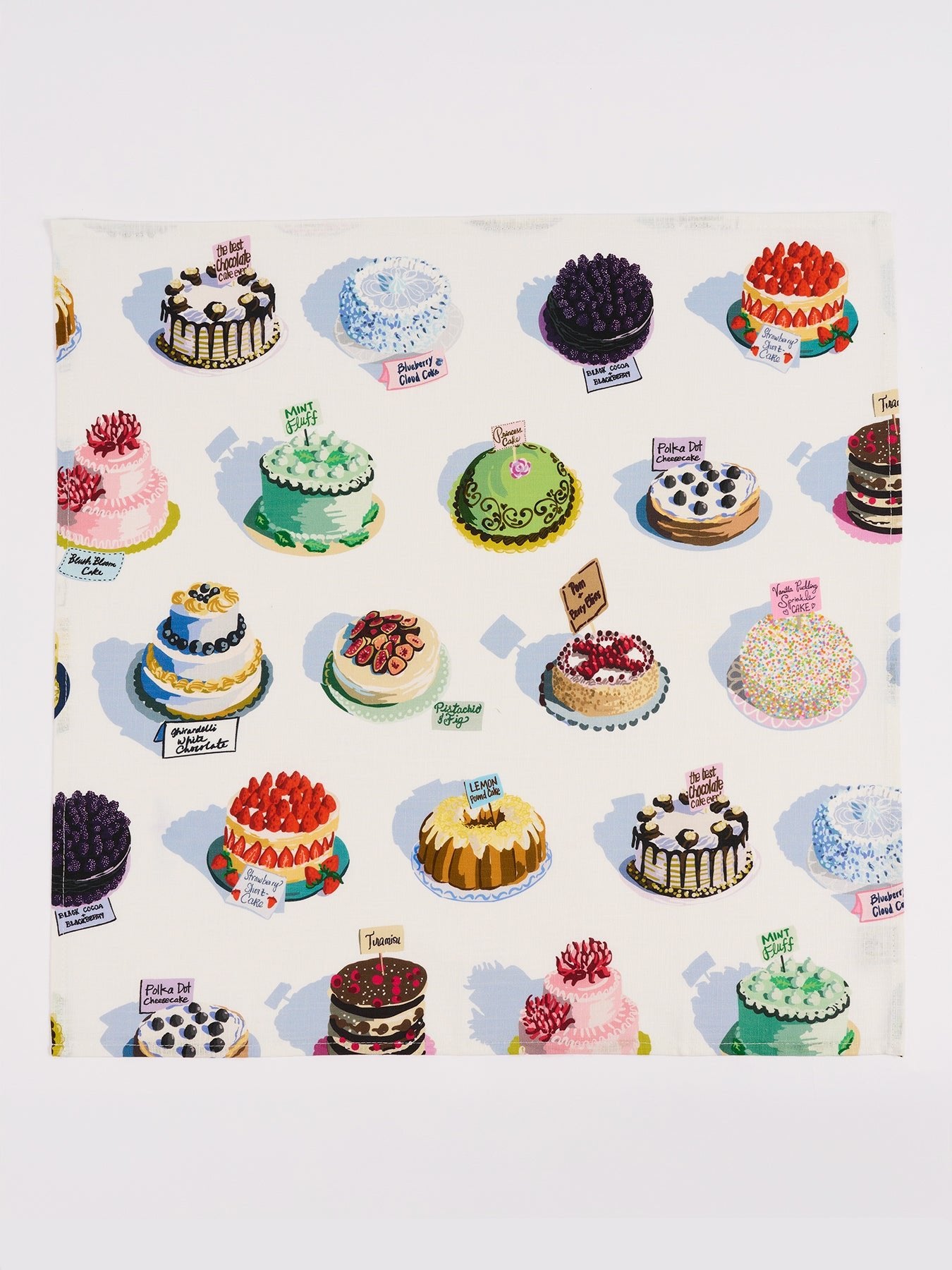NAPKINS set of 4 Cakes - Lesley Evers-23-HG300-W1-Giftable-gifts under $50