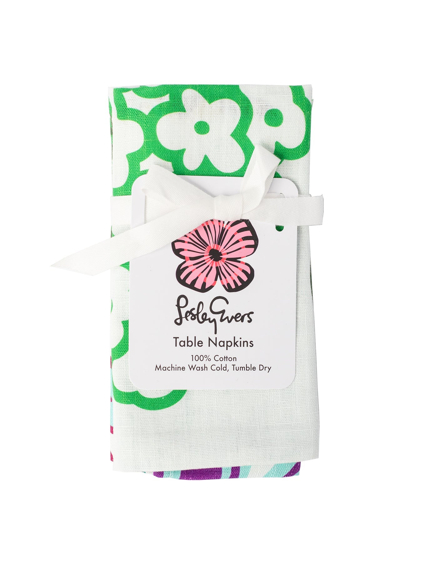 NAPKINS set of 4 Dazzle Flower - Lesley Evers - 23 - HG300 - W1 - Dazzle Flower - Giftable