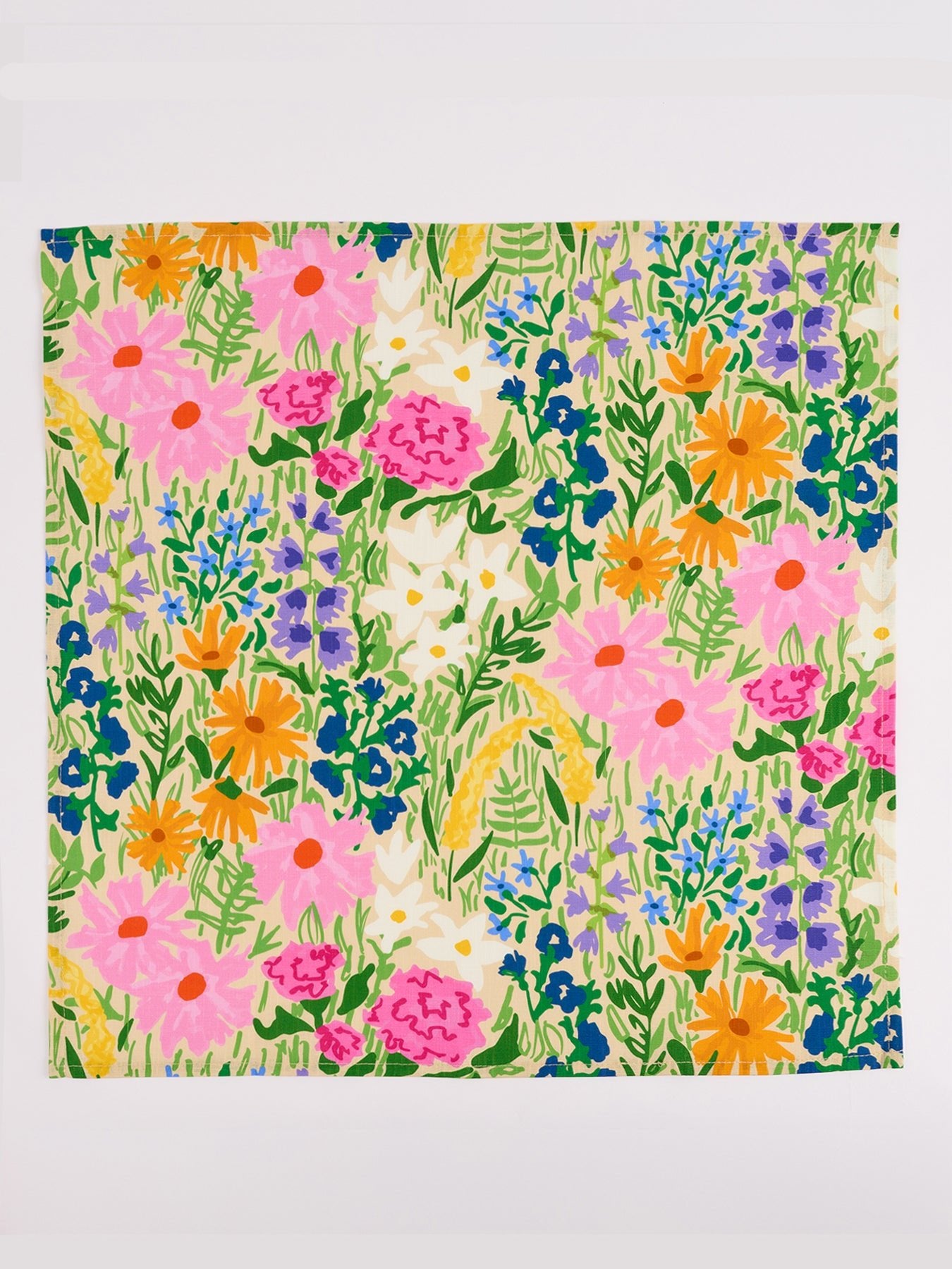NAPKINS set of 4 Flower Field - Lesley Evers-23-HG300-W1-Giftable-gifts under $50