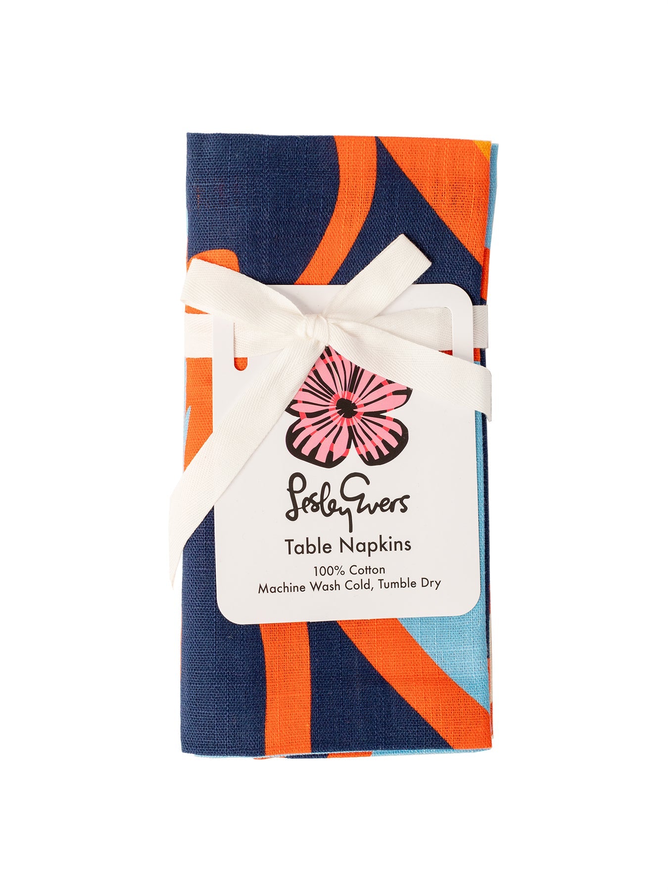 NAPKINS set of 4 Orange Blossom - Lesley Evers - 23 - HG300 - W1 - Dazzle Flower - Giftable