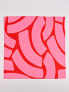 NAPKINS set of 4 Pink Swoops - Lesley Evers-23-HG300-W1-Giftable-gifts under $50