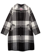 NATALIE coat Black and White Plaid - Lesley Evers - Best Seller - coat - outerwear