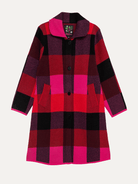 NATALIE coat Blackberry Plaid - Lesley Evers-Best Seller-coat-outerwear