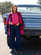 NATALIE coat Blackberry Plaid - Lesley Evers - Best Seller - coat - outerwear