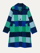 NATALIE coat Blueberry Plaid - Lesley Evers-Best Seller-coat-outerwear