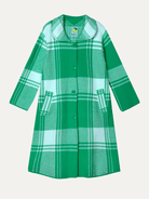 NATALIE coat Green Apple Plaid - Lesley Evers-Best Seller-coat-Imogen green 1