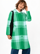 NATALIE coat Green Apple Plaid - Lesley Evers-Best Seller-coat-Imogen green 1
