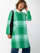 NATALIE coat Green Apple Plaid - Lesley Evers-Best Seller-coat-Imogen green 1