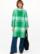 NATALIE coat Green Apple Plaid - Lesley Evers-Best Seller-coat-Imogen green 1