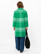 NATALIE coat Green Apple Plaid - Lesley Evers-Best Seller-coat-Imogen green 1