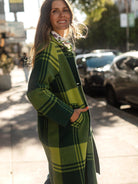 NATALIE coat Pine Plaid - Lesley Evers-Best Seller-coat-outerwear