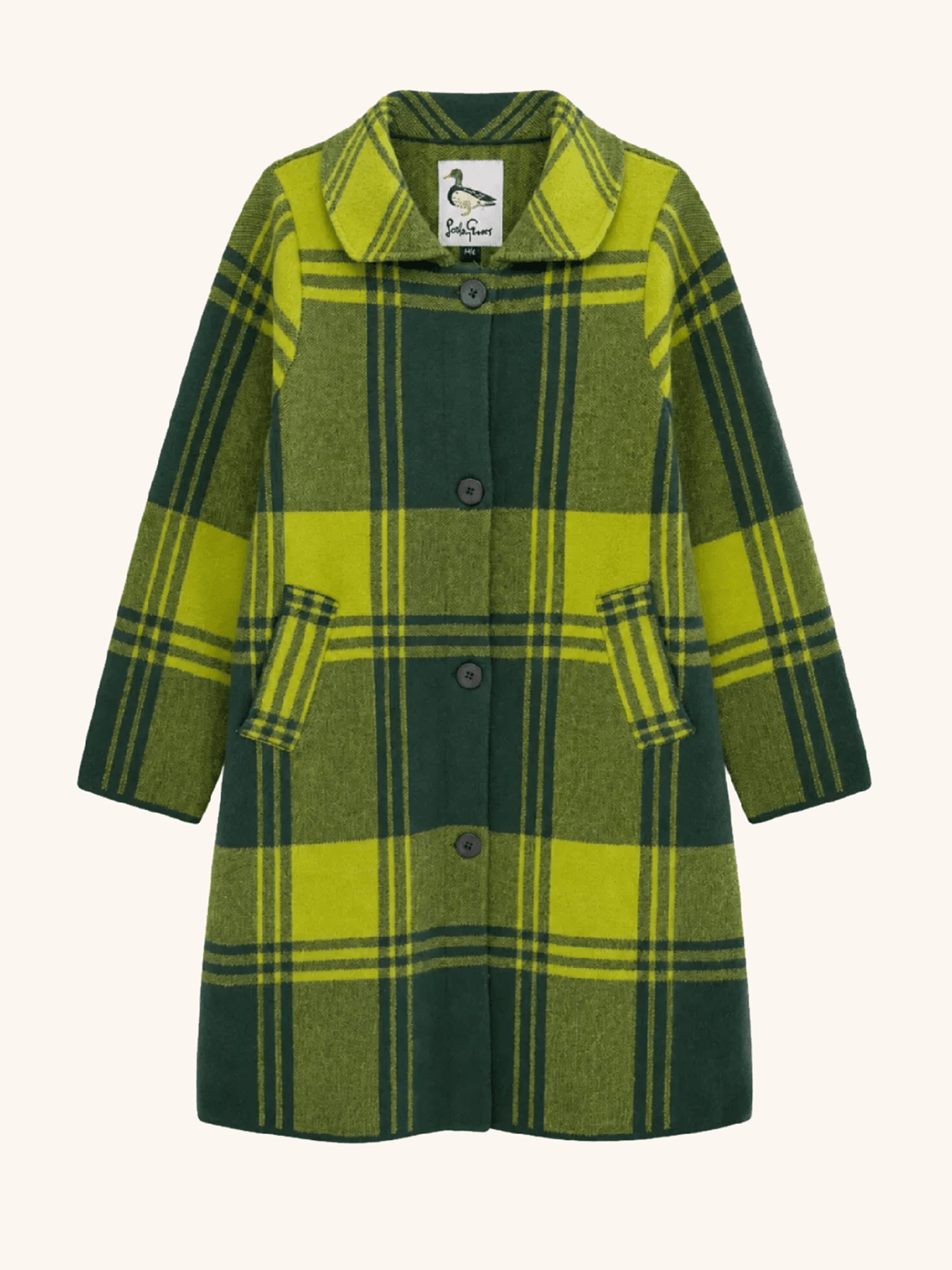 NATALIE coat Pine Plaid - Lesley Evers-Best Seller-coat-outerwear