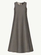 NATASHA dress Black Dots - Lesley Evers-Dress-gown-natasha