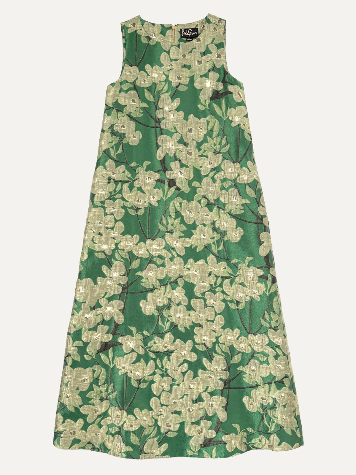 NATASHA dress Dogwood Green - Lesley Evers-Dress-gown-natasha