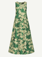 NATASHA dress Dogwood Green - Lesley Evers-Dress-gown-natasha