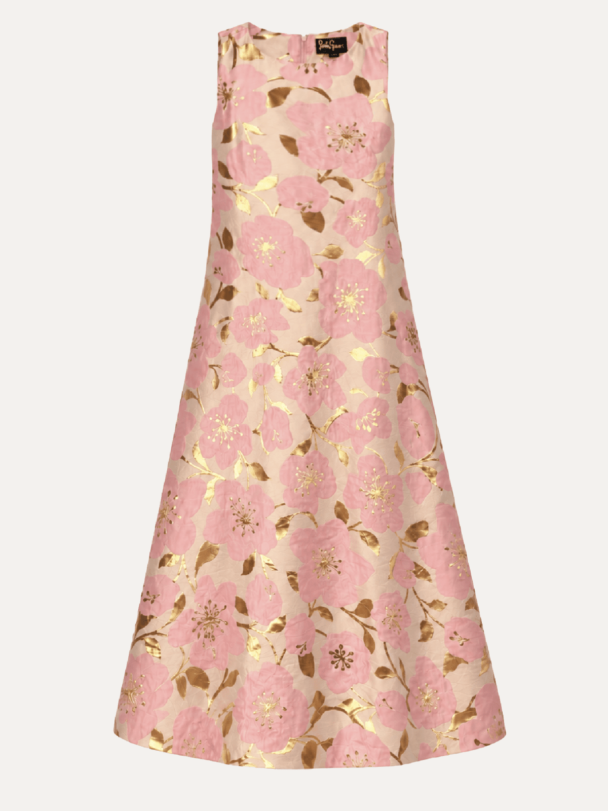NATASHA dress Garden Wall Blush - Lesley Evers-Dress-gown-natasha