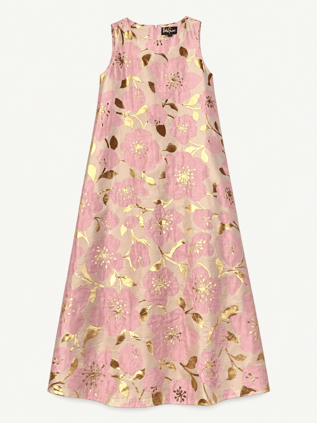 NATASHA dress Garden Wall Blush - Lesley Evers-Dress-gown-natasha