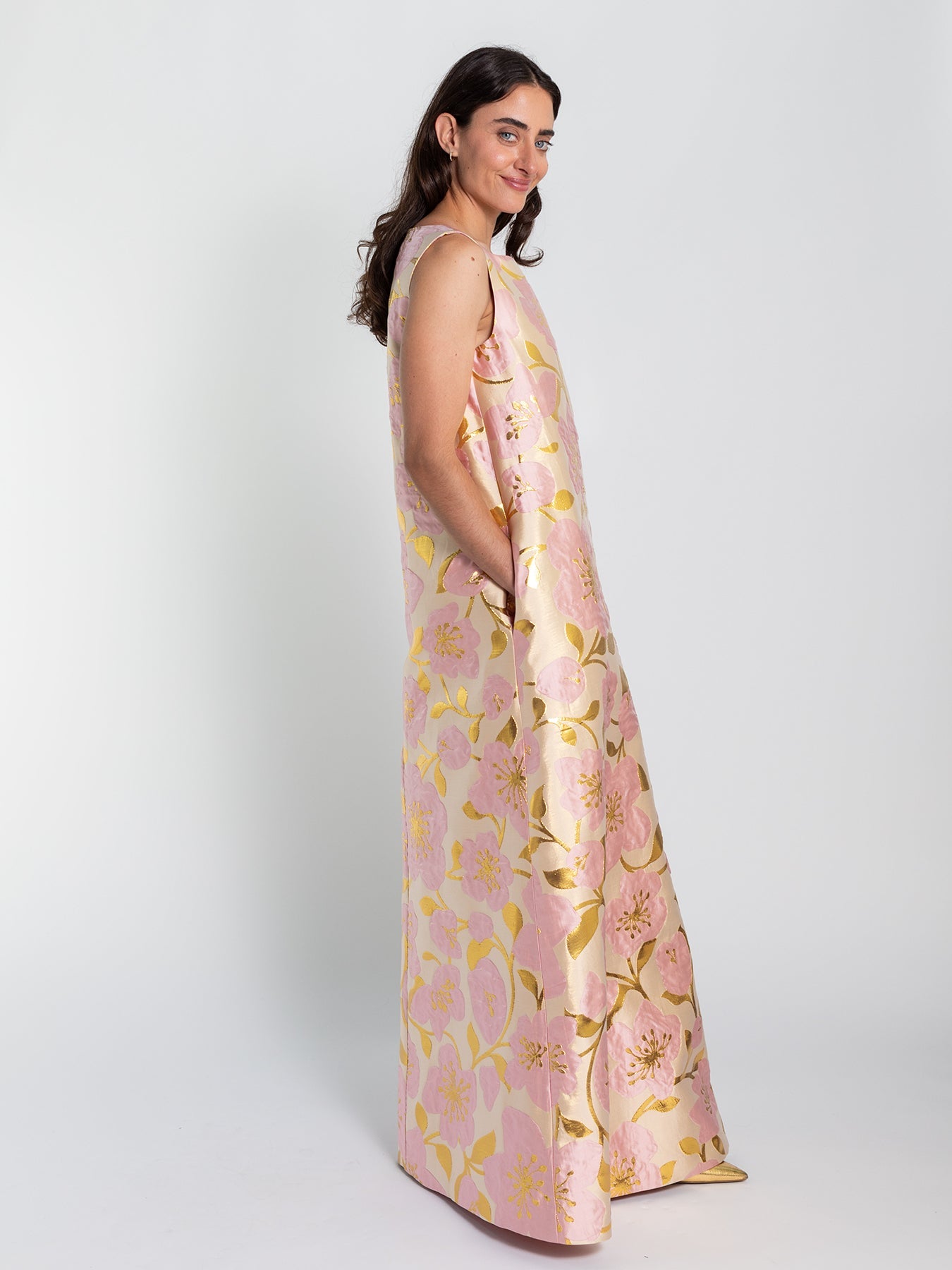 NATASHA dress Garden Wall Blush - Lesley Evers - Dress - Shop - Shop/All Products