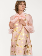 NATASHA dress Garden Wall Blush - Lesley Evers-Dress-gown-natasha